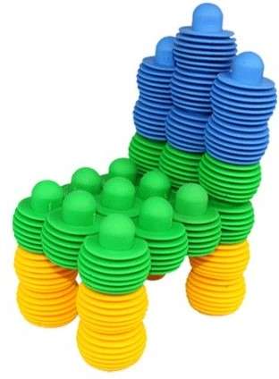 Round Connector Construction Set - Plastic
