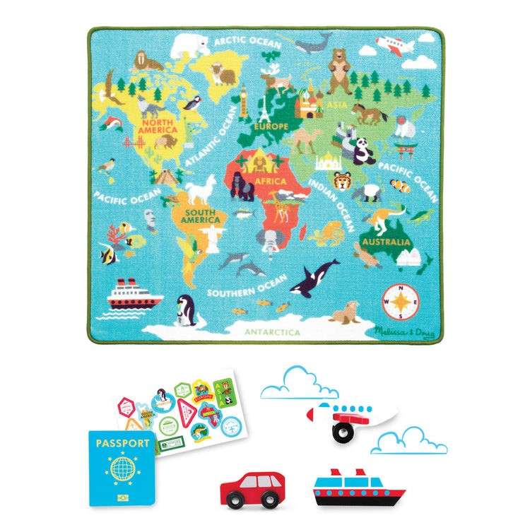 Melissa &amp; Doug Round the World Travel Activity Rug (Pre-Order)