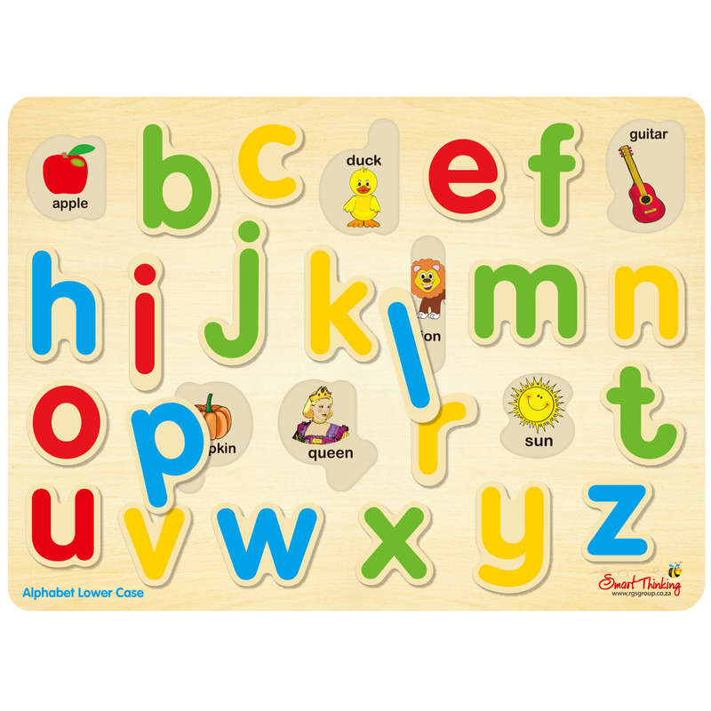 Alphabet Lowercase English Tray Puzzle 26pc