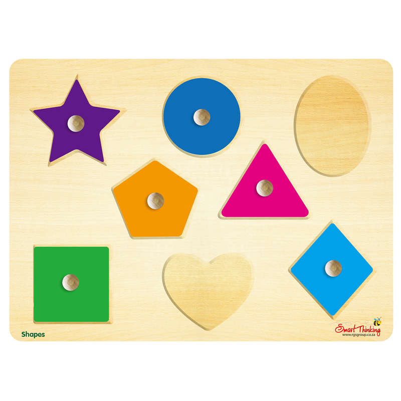 Shapes Peg Puzzle 8pc