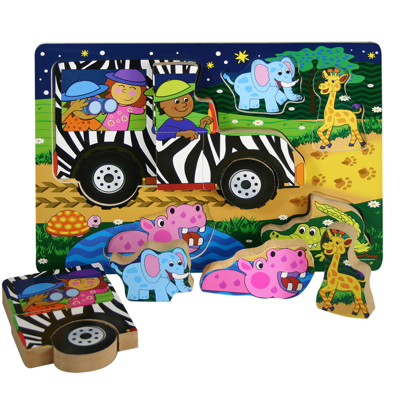 Safari Chunky Puzzle 12pc