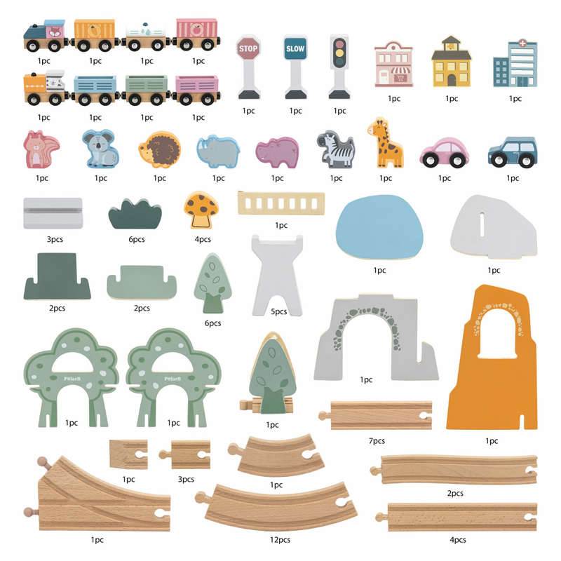 PolarB Train Set 90pc