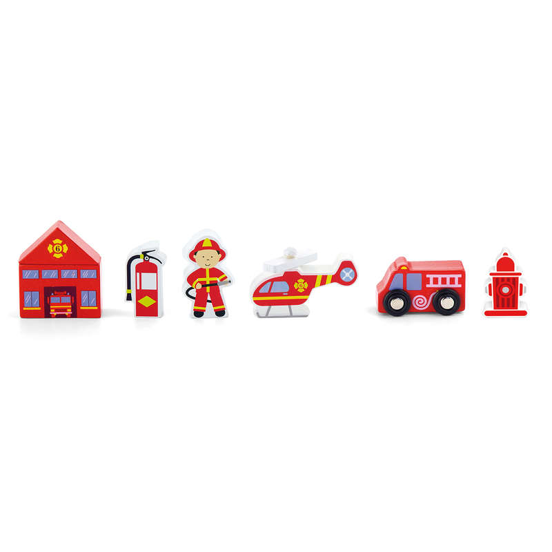 Train Set Accessory - Fire Station Pack