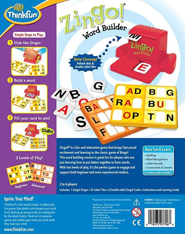 Zingo! Word Builder