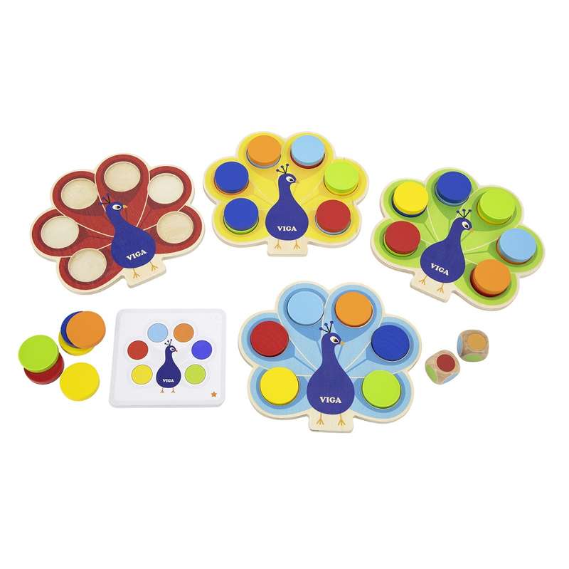 Peacock Color Matching Game