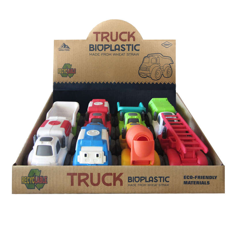 Bioplastic 8pc Assorted Vehicles Set
