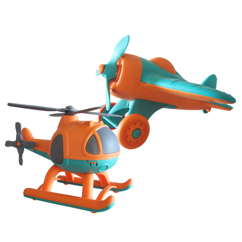 Bioplastic Helicopter &amp; Plane Set