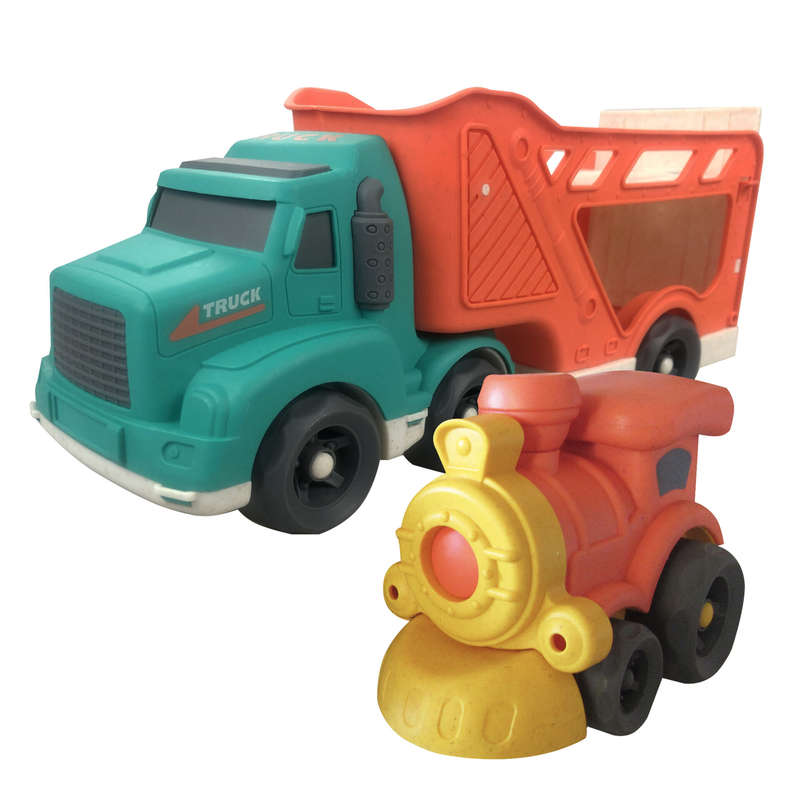 Bioplastic Carrier Truck &amp; Train Set