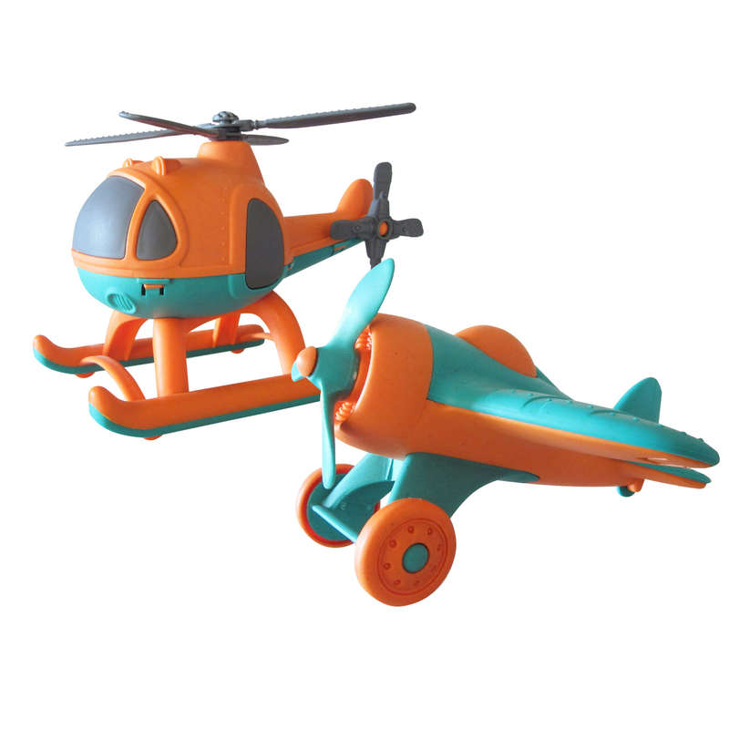 Bioplastic Helicopter &amp; Plane Set