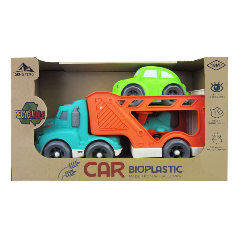 Bioplastic Carrier Truck, Car &amp; Plane Set