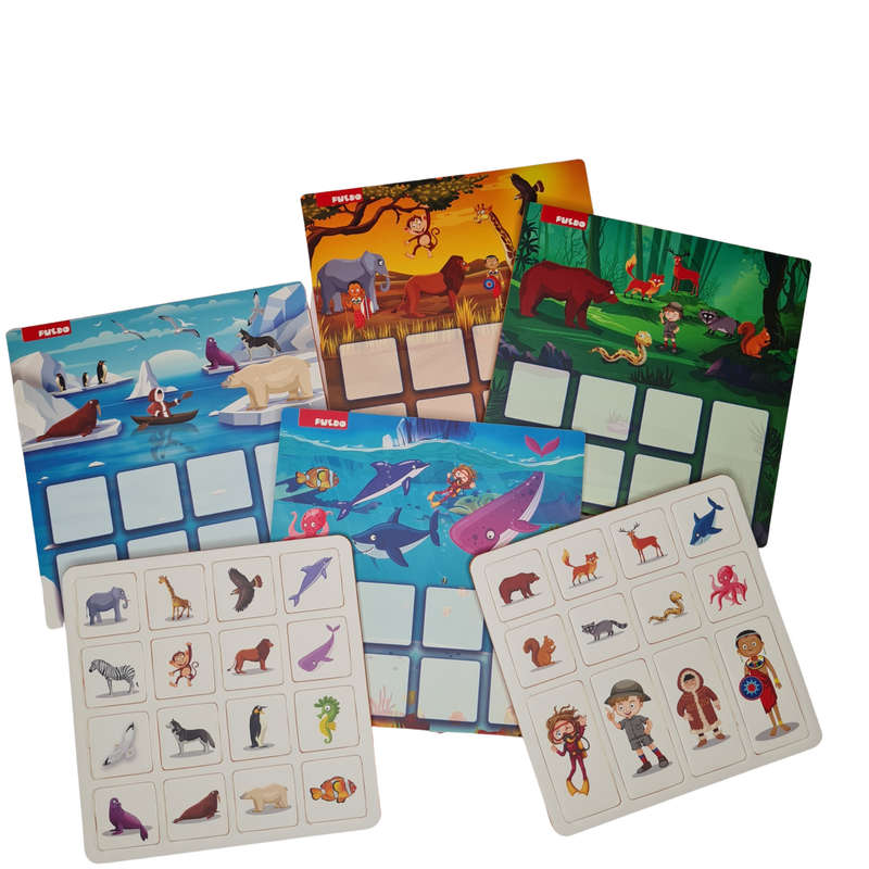 Habitat Bingo Matching Game