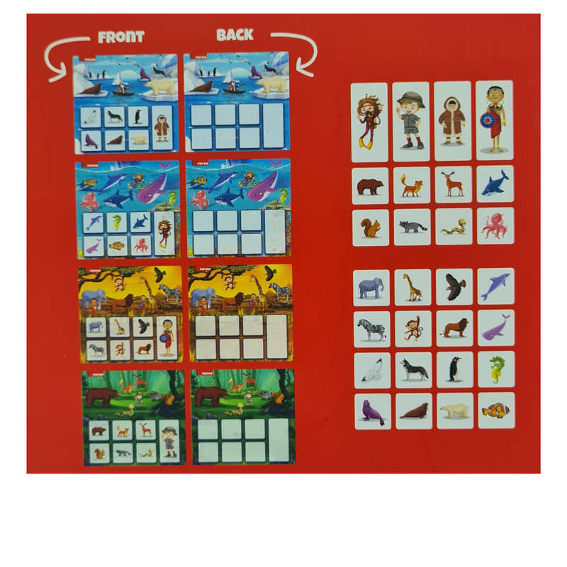 Habitat Bingo Matching Game