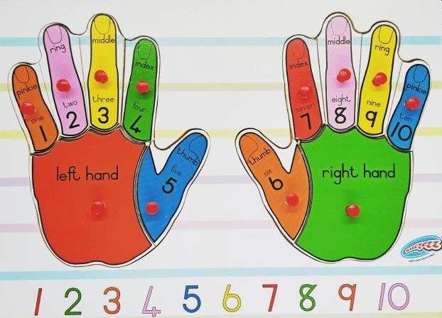 Hands &amp; Feet Peg Puzzle English