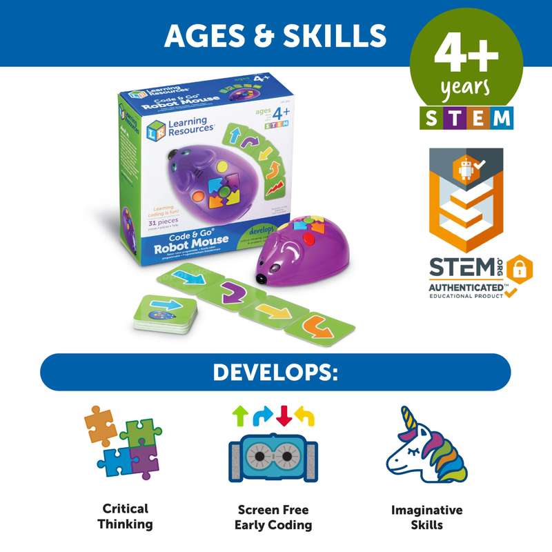 Code &amp; Go Mouse Activity Set  Rechargeable  32 Pieces (Pre-Order)