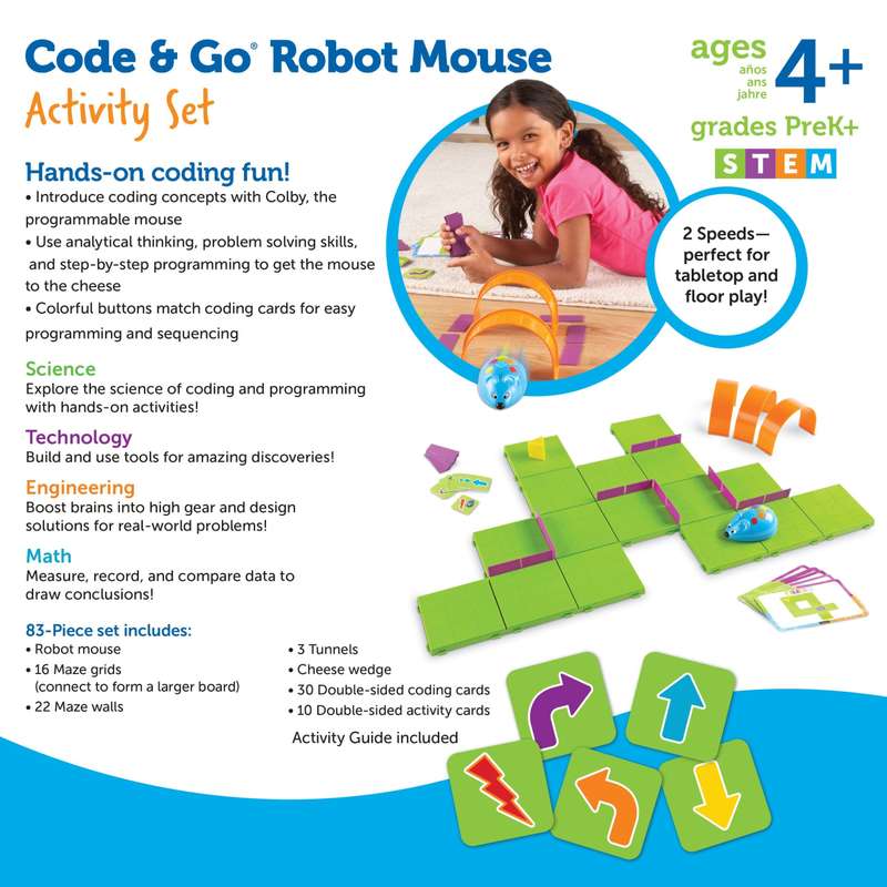 Code &amp; Go Mouse Activity Set  Rechargeable  84 Pieces (Pre-Order)