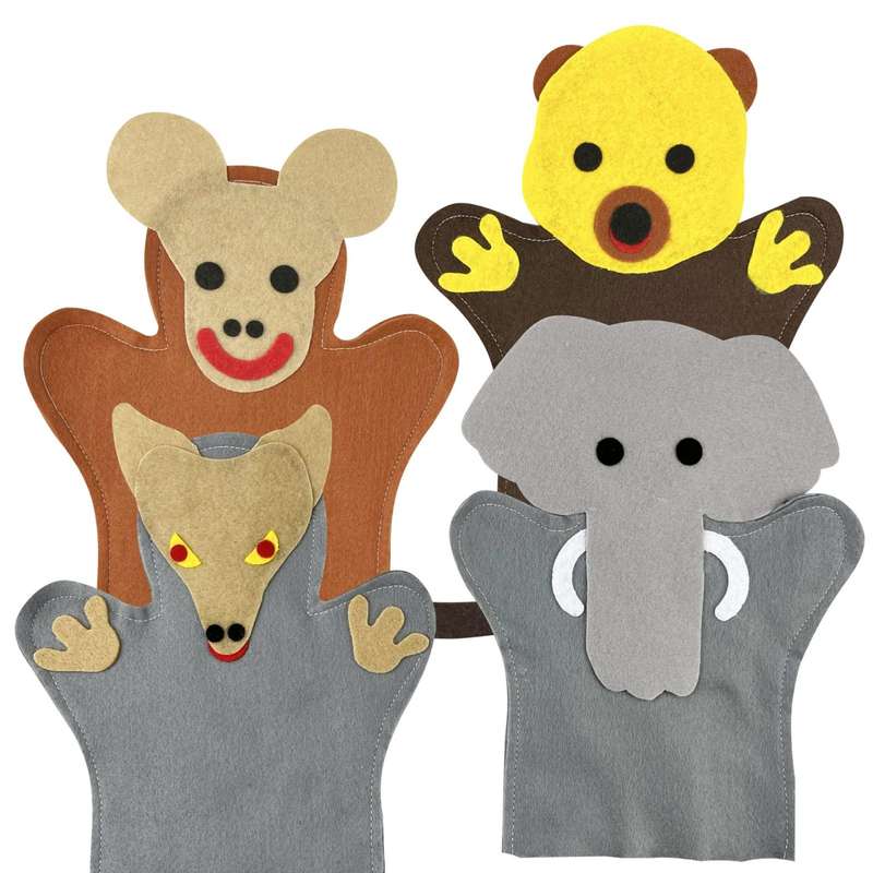 Hand Puppets Wild Animals