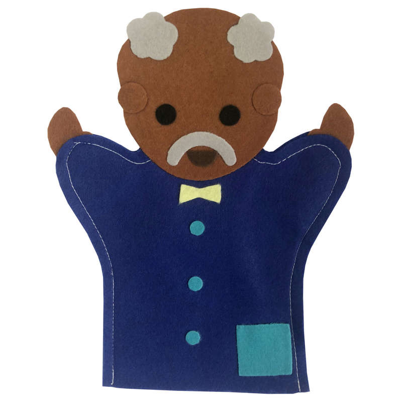 Hand Puppets Family Set 1 3pc