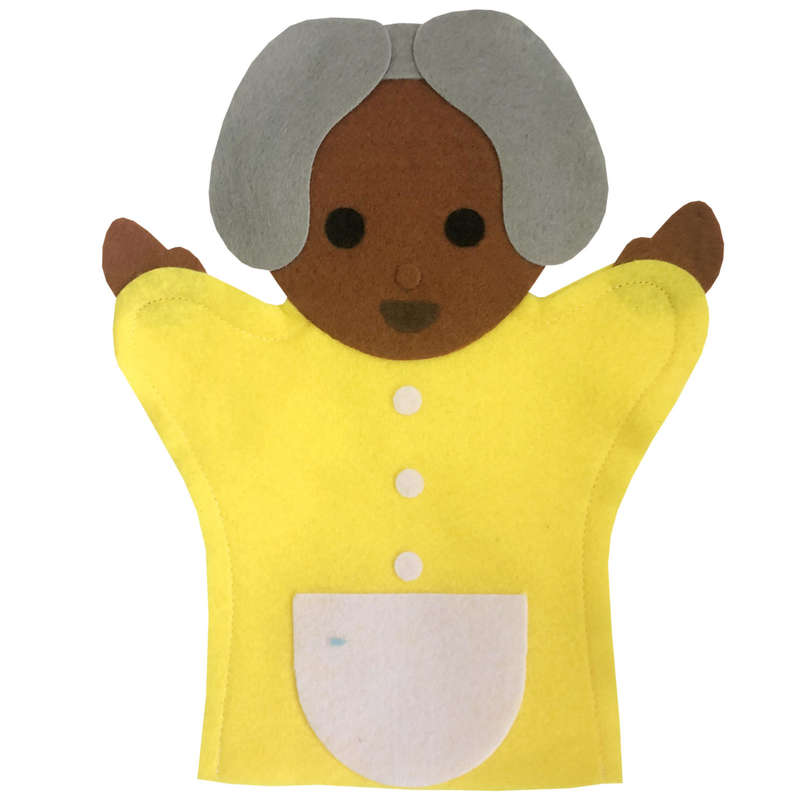 Hand Puppets Family Set 1 3pc