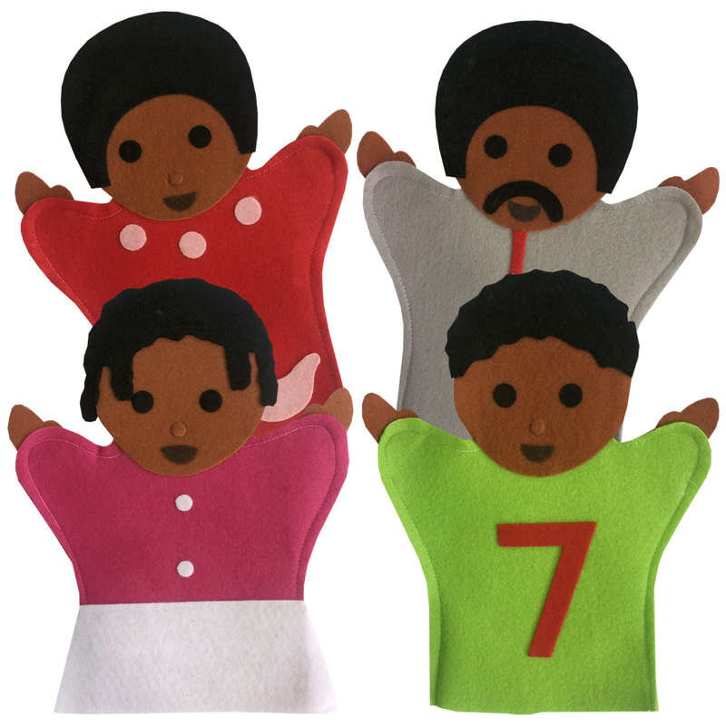 Hand Puppets Family Set 2