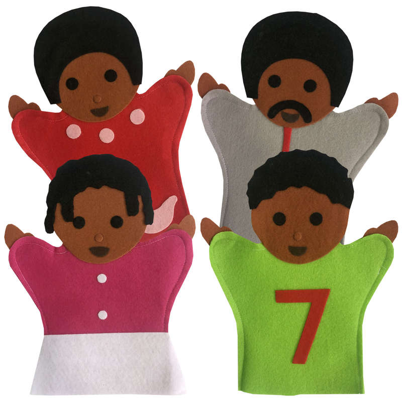 Hand Puppets Family Set 2