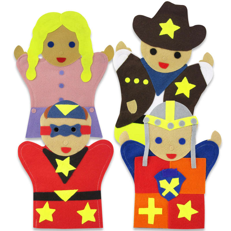 Hand Puppets Super Heroes