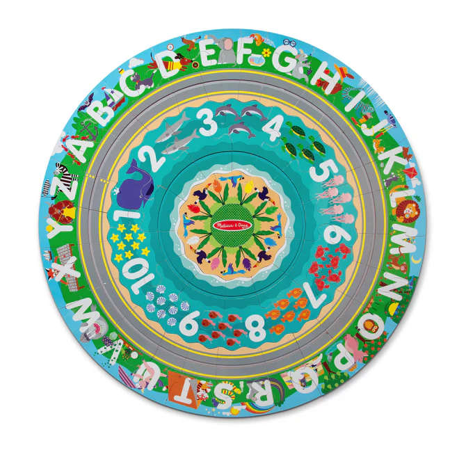 Round the Shore Tracks Floor Puzzle  48 Pieces