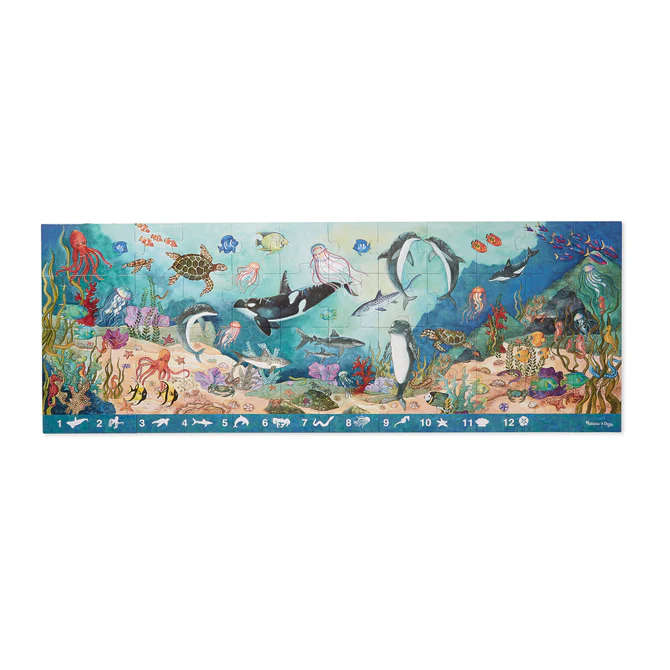 Search &amp; Find Beneath the Waves Floor Puzzle - 48 Pieces