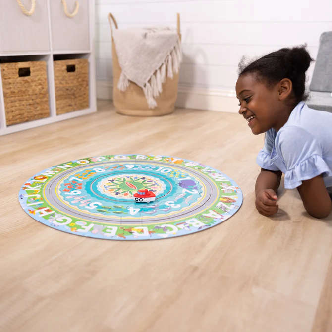 Round the Shore Tracks Floor Puzzle  48 Pieces