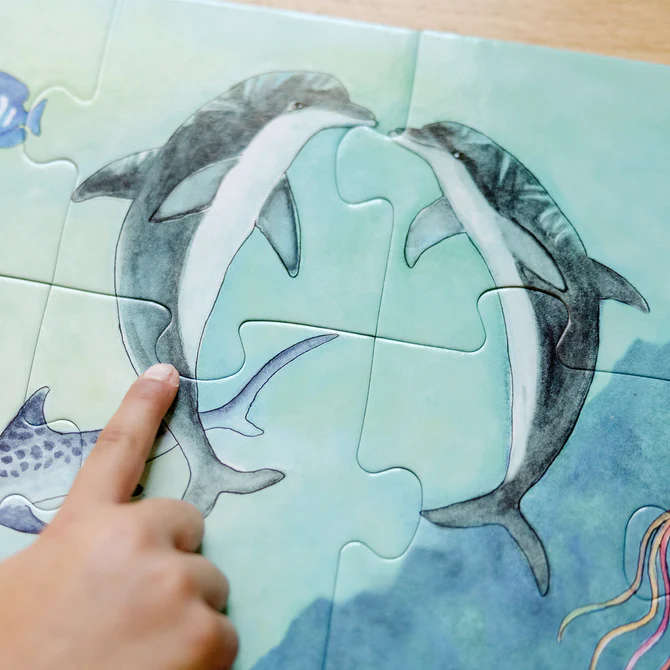 Search &amp; Find Beneath the Waves Floor Puzzle - 48 Pieces