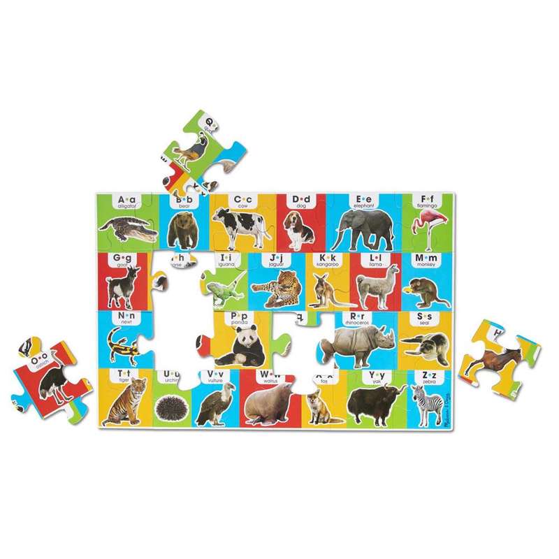 Animal Alphabet Floor Puzzle 24pc