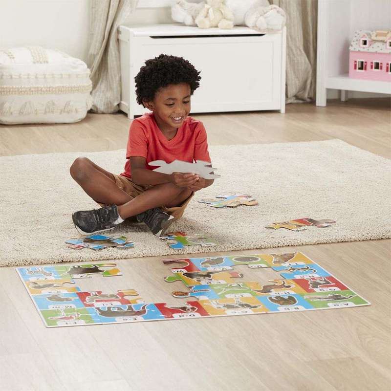 Animal Alphabet Floor Puzzle 24pc