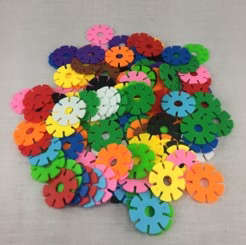 Crazy Daisy (Dizzy Disks) Construction Set - Plastic