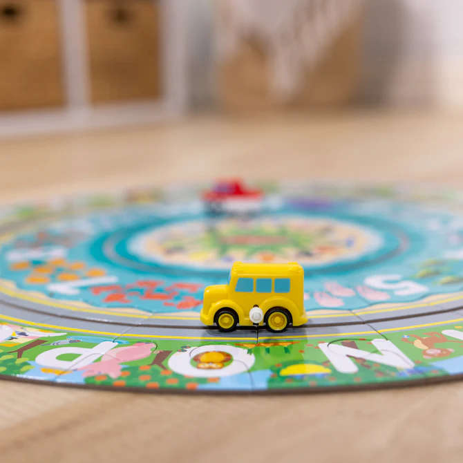 Round the Shore Tracks Floor Puzzle  48 Pieces