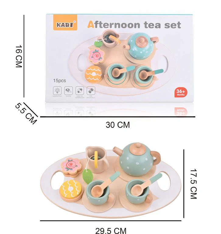 Wooden Tea Set