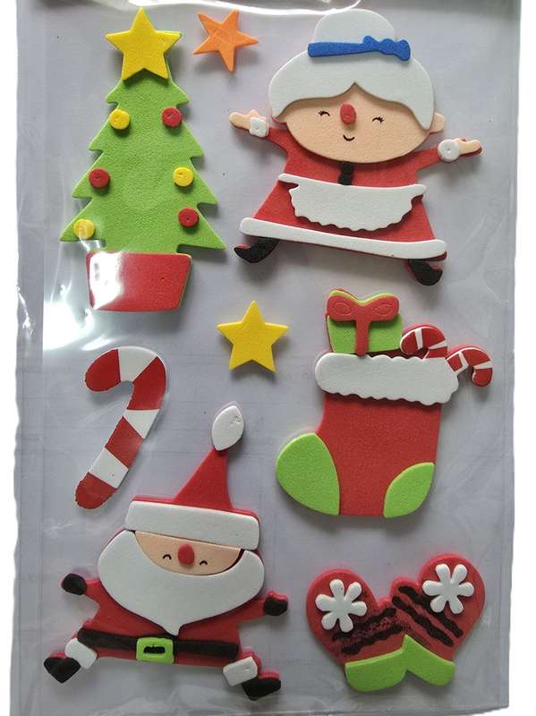 EVA Foam Sticker Set Christmas 1
