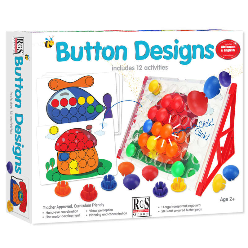 Button Designs - Pegboard