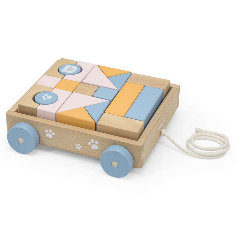 Pull Along Blocks Wagon