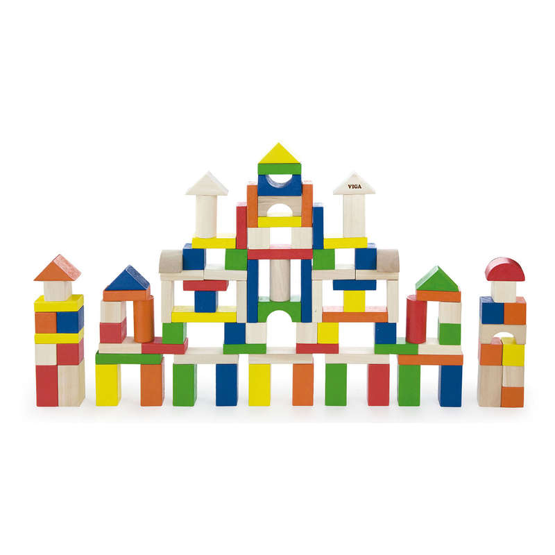Wooden Blocks 100pc 25mm