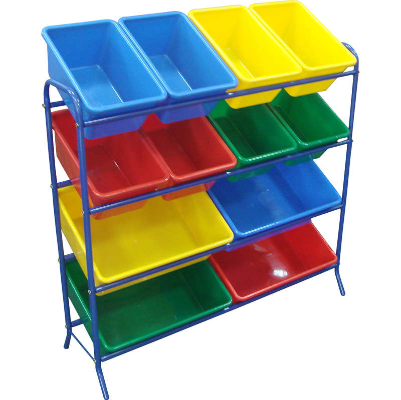 Steel Frame Storage Rack 12 Bin