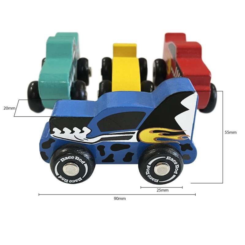 Race Rod Cars 4pc