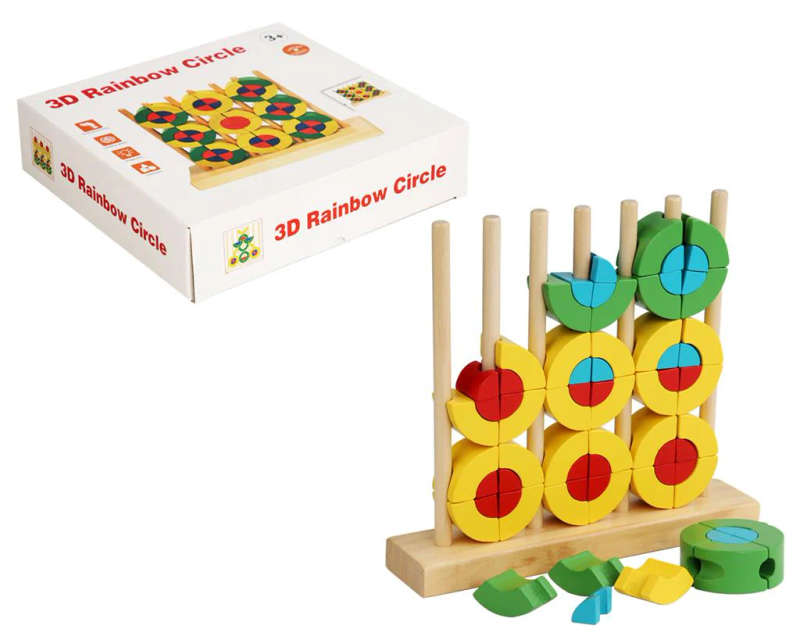 Rainbow Stacking Game