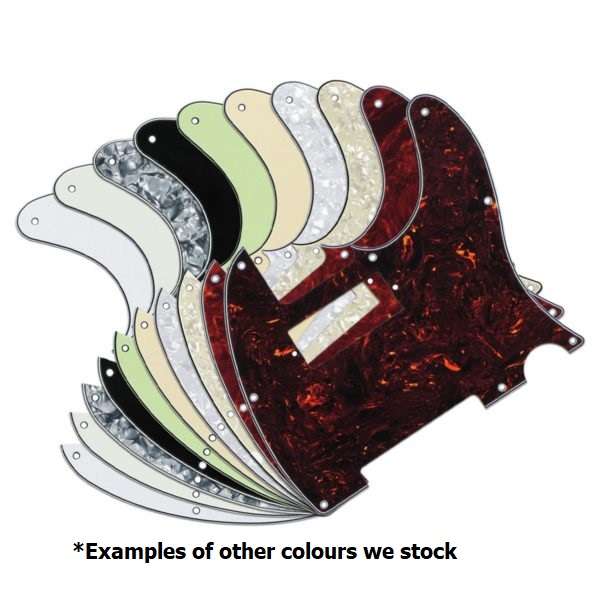 Black 3ply Mini Humbucker Tele Style Pickguard