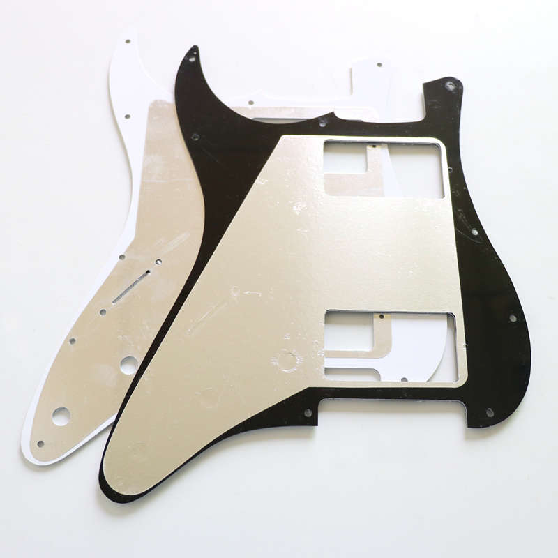 H/H Black 3ply Strat Style Pickguard