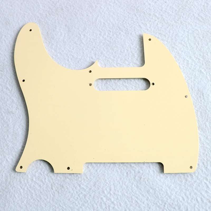 Cream 3ply Standard Tele Style Pickguard
