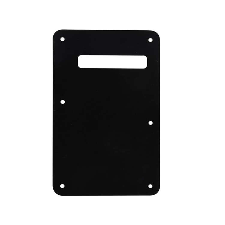 Black Guitar Tremolo Cavity Cover 3 ply Modern Style