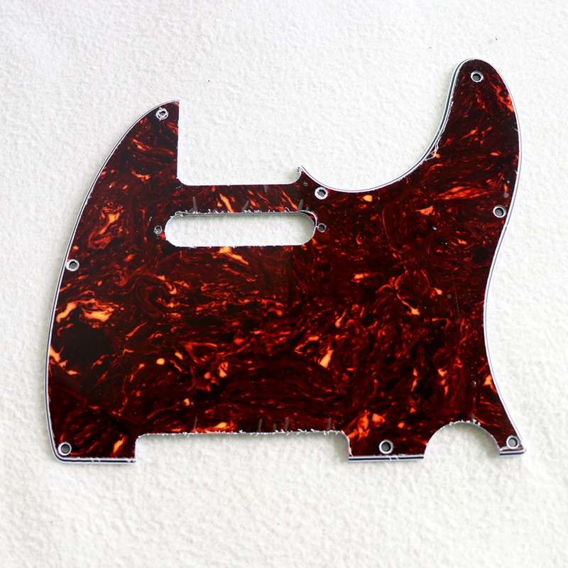 Black Pearloid 3ply Standard Tele Style Pickguard