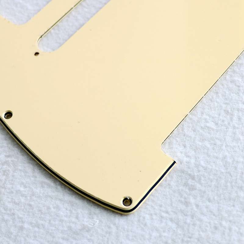 Cream 3ply Standard Tele Style Pickguard