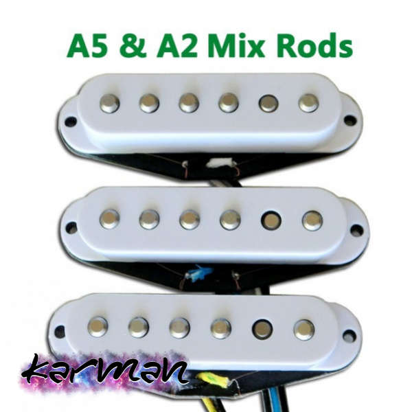 Karman Vintage Pro AlNiCo Strat Guitar Pickup (Set) - White