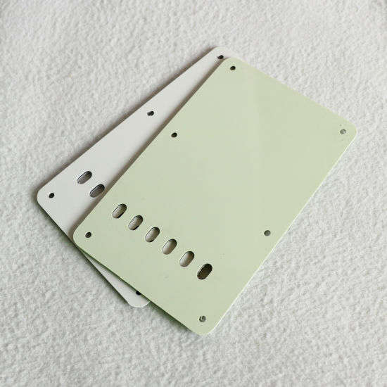 Mint Green Guitar Tremolo Cavity Cover with 6 Individual String Holes