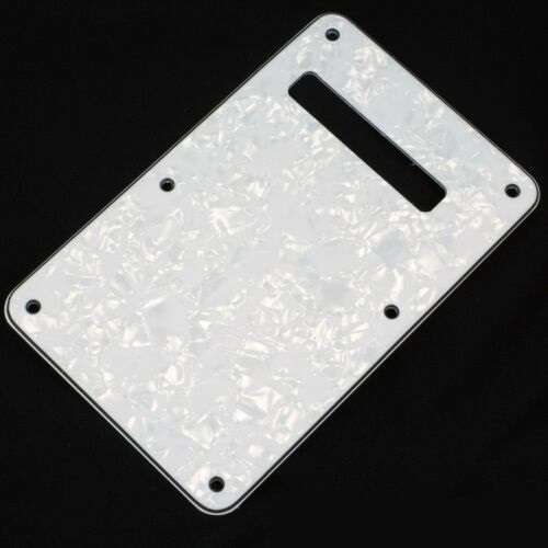 White Pearloid Guitar Tremolo Cavity Cover